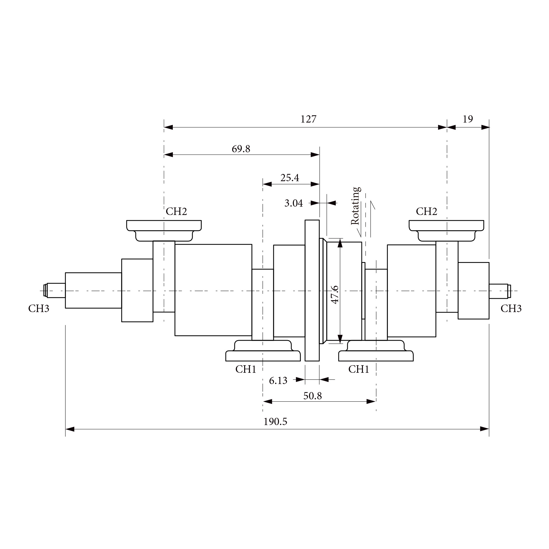 ��·��ת��ŦRJ153187 1CH 2CH 3CH��Ϊ5.4 ~5.9 GHz WR 187 Flange